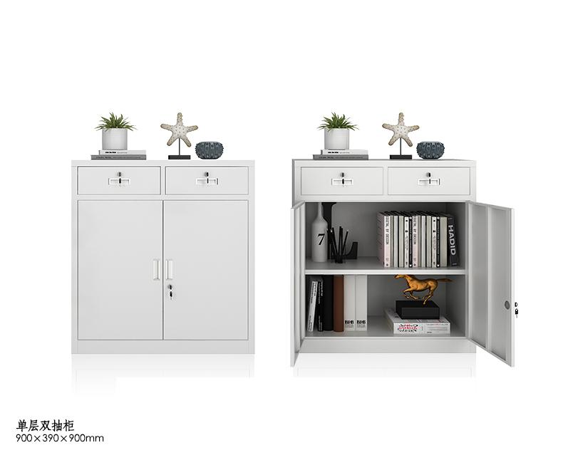 单层双抽柜